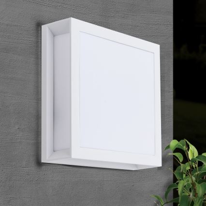Vonkajšie svietidlo HENRY 2xE27/15W/230V 26x26 cm IP44 biele