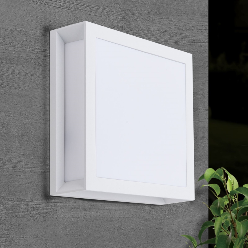 Vonkajšie svietidlo HENRY 2xE27/15W/230V 26x26 cm IP44 biele