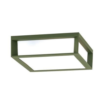 Vonkajšie svietidlo HENRY 2xE27/15W/230V 26x26 cm IP44 zelené
