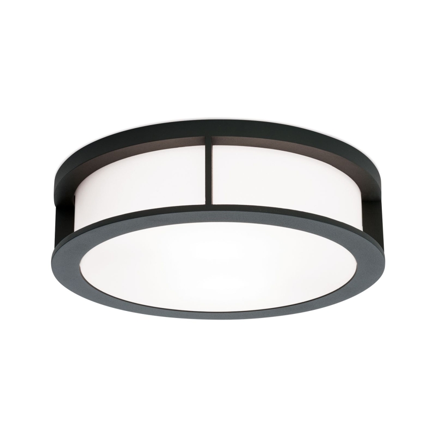 Vonkajšie svietidlo HENRY 2xE27/15W/230V priemer 30 cm IP44 antracit