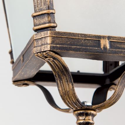 Vonkajšie závesné svietidlo AIKO 1xE27/60W/230V IP23 bronz/patina