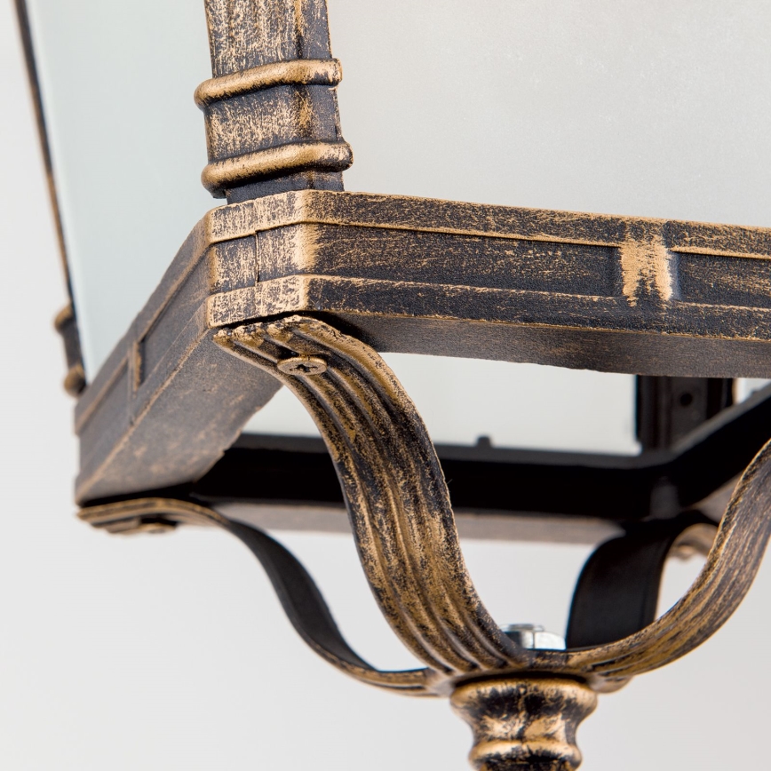 Vonkajšie závesné svietidlo AIKO 1xE27/60W/230V IP23 bronz/patina