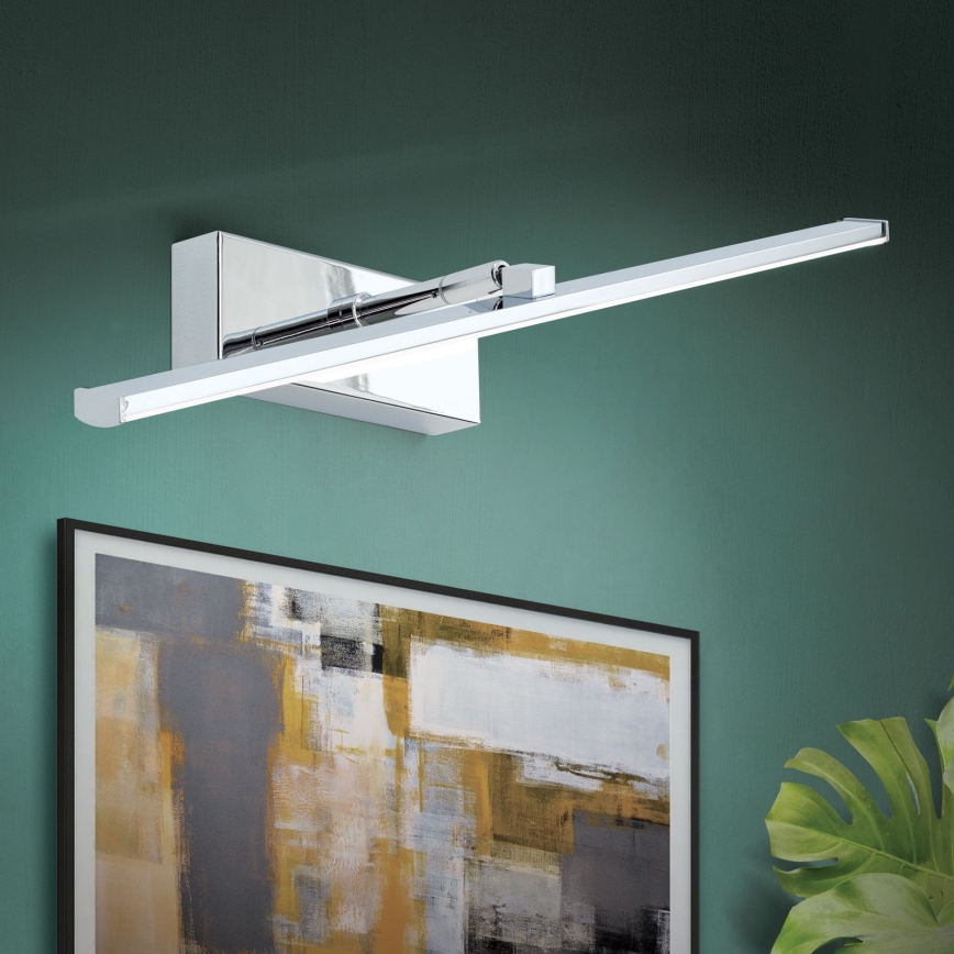 LED Obrazové svietidlo PUBLIO LED/10W/230V 50 cm lesklý chróm