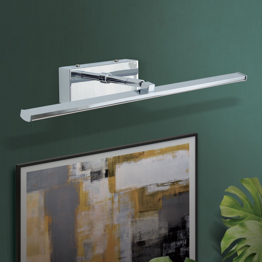 LED Obrazové svietidlo PUBLIO LED/10W/230V 50 cm lesklý chróm