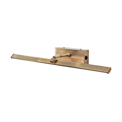 LED Obrazové svietidlo PUBLIO LED/10W/230V 50 cm zlatá/patina