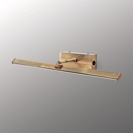 LED Obrazové svietidlo PUBLIO LED/10W/230V 50 cm zlatá/patina