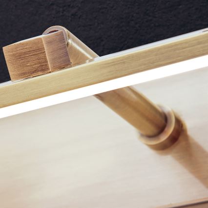 LED Obrazové svietidlo PUBLIO LED/15W/230V 75 cm zlatá/patina