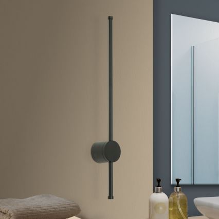 LED Kúpeľňové osvetlenie zrkadla FERDINAND LED/12W/230V IP54 čierna