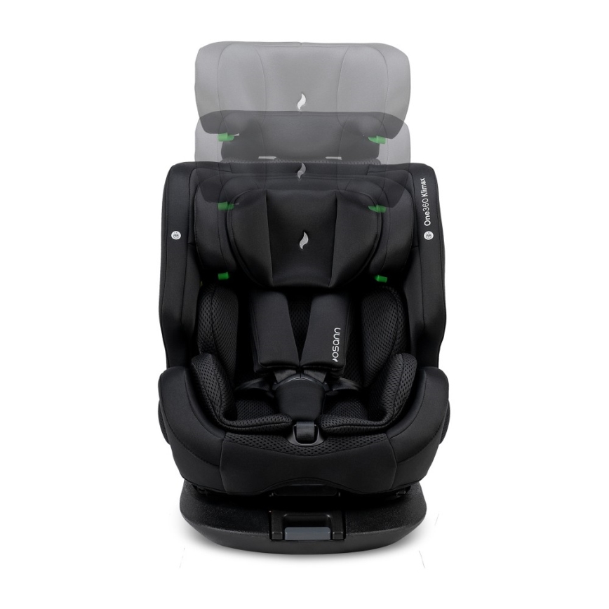 OSANN - Autosedačka ONE 360 Klimax i-Size 40–150 cm v čiernom prevedení