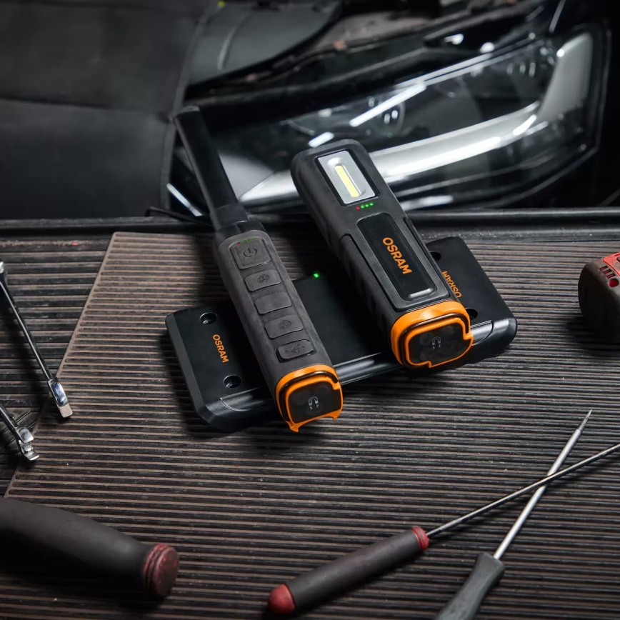 Osram - Bezdrôtová magnetická nabíjačka LEDINSPECT DUAL CHARGE PAD 5V