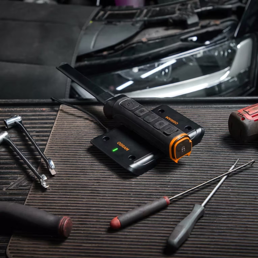 Osram - Bezdrôtová magnetická nabíjačka LEDINSPECT DUAL CHARGE PAD 5V