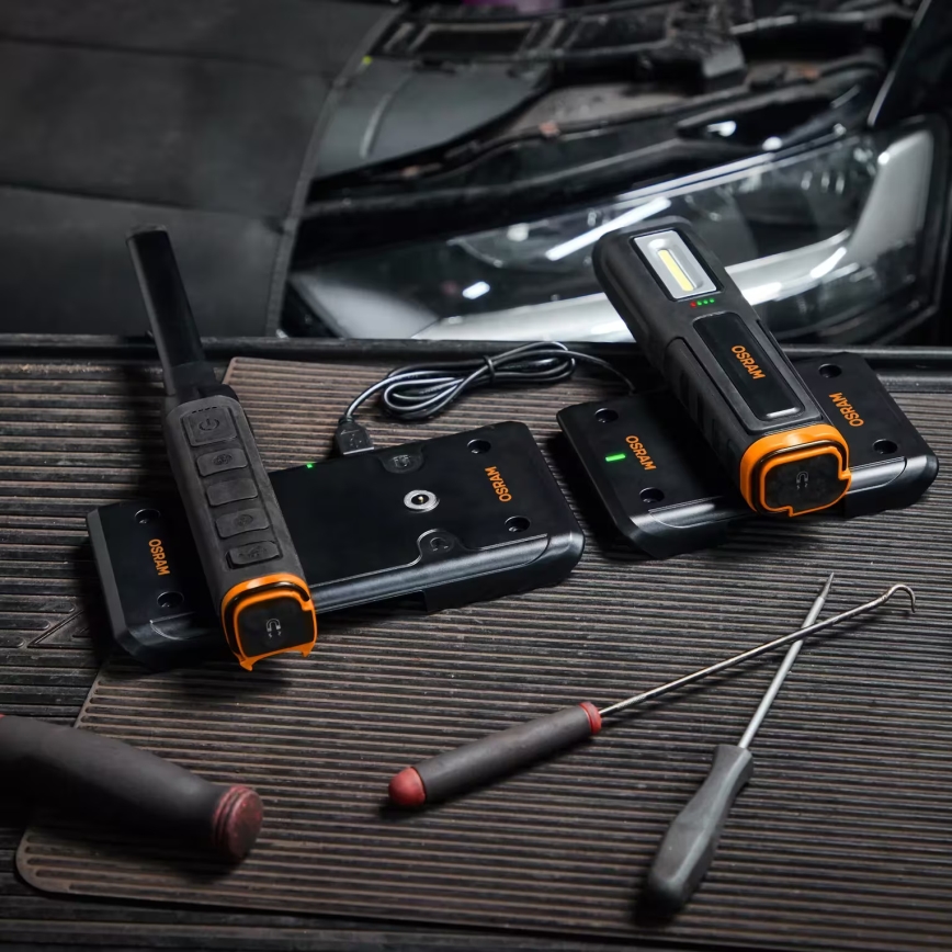 Osram - Bezdrôtová magnetická nabíjačka LEDINSPECT DUAL CHARGE PAD 5V