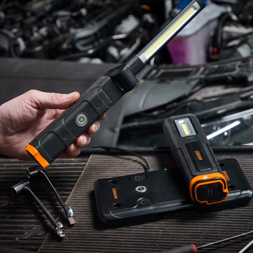 Osram - Bezdrôtová magnetická nabíjačka LEDINSPECT DUAL CHARGE PAD 5V