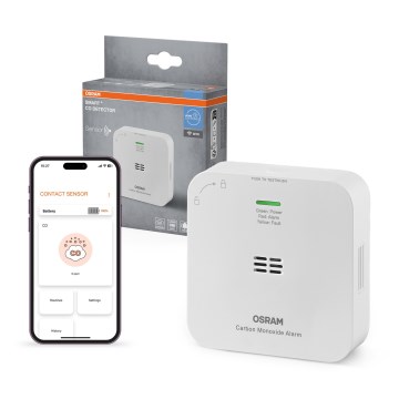 Osram - Detektor oxidu uhoľnatého SMART+ 2xAA Wi-Fi