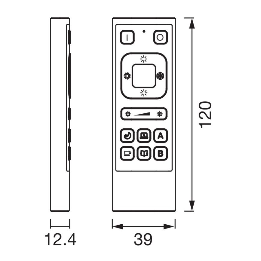 Osram - Diaľkový ovládač SMART+ 3,7V Wi-Fi 600 mAh
