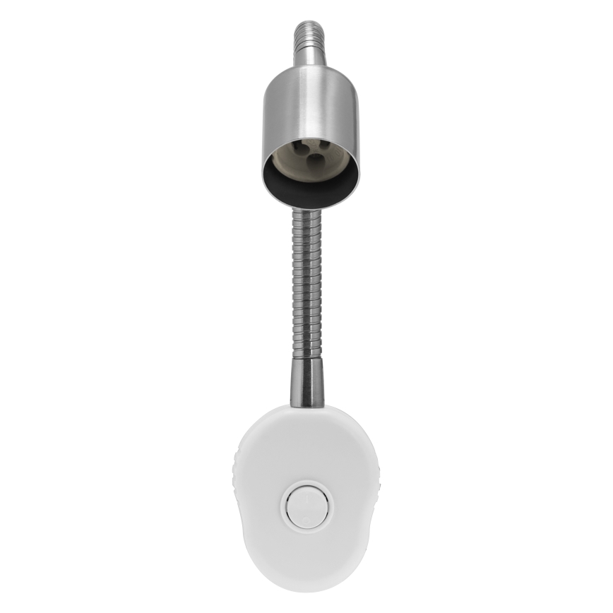 Osram - Flexibilné nástenné svietidlo PLUG TUBE FLEX 1xGU10/5W/230V matný chróm/biela