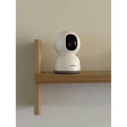 Osram - Inteligentná vnútorná kamera 360° so snímačom 2K SMART+ 230V Wi-Fi