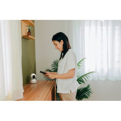 Osram - Inteligentná vnútorná kamera 360° so snímačom 2K SMART+ 230V Wi-Fi