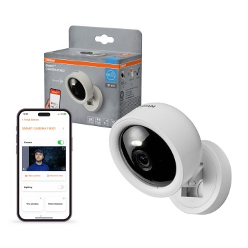 Osram - Inteligentná vnútorná kamera so senzorom 2K SMART+ 230V Wi-Fi