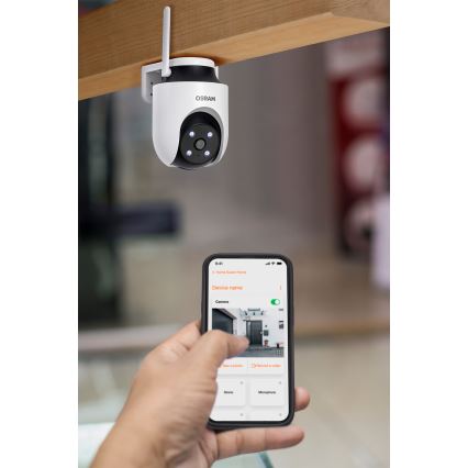 Osram - Inteligentná vonkajšia kamera 360° s 2K snímačom SMART+ 230V IP65 Wi-Fi