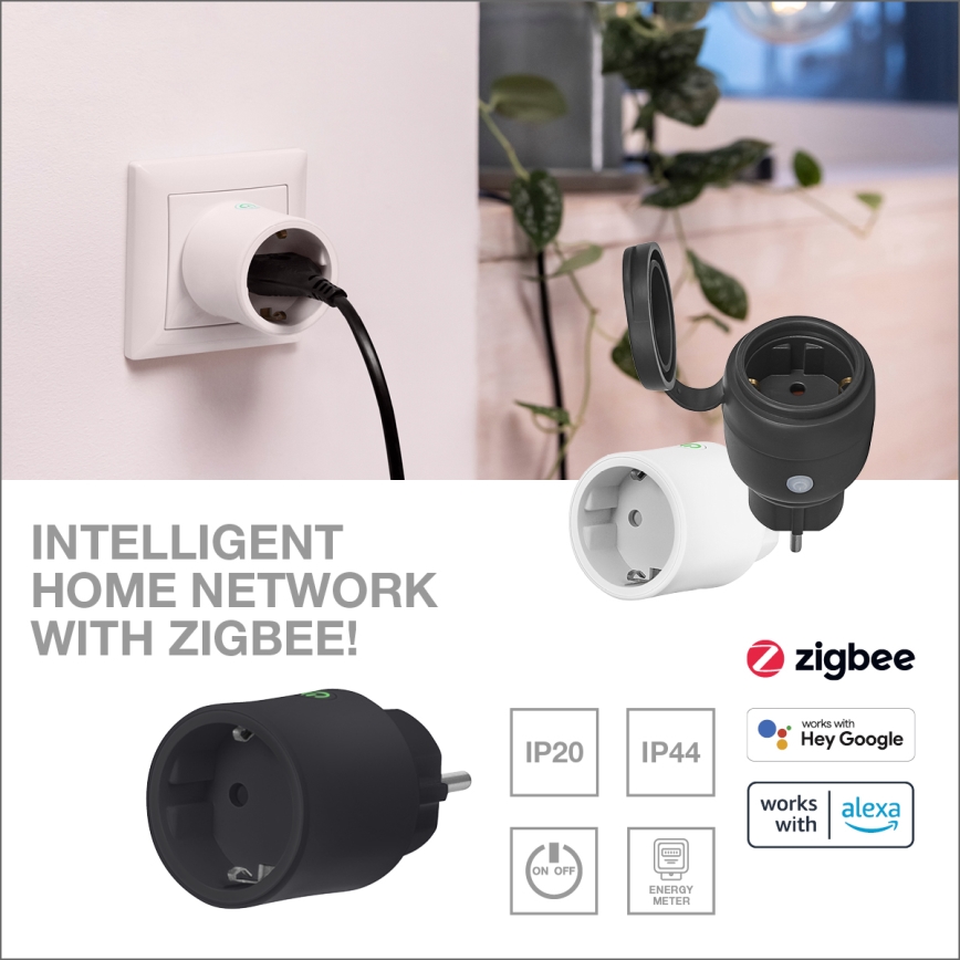 Osram - Inteligentná vonkajšia zásuvka SMART+ SCHUKO 3680W/230V/16A IP44