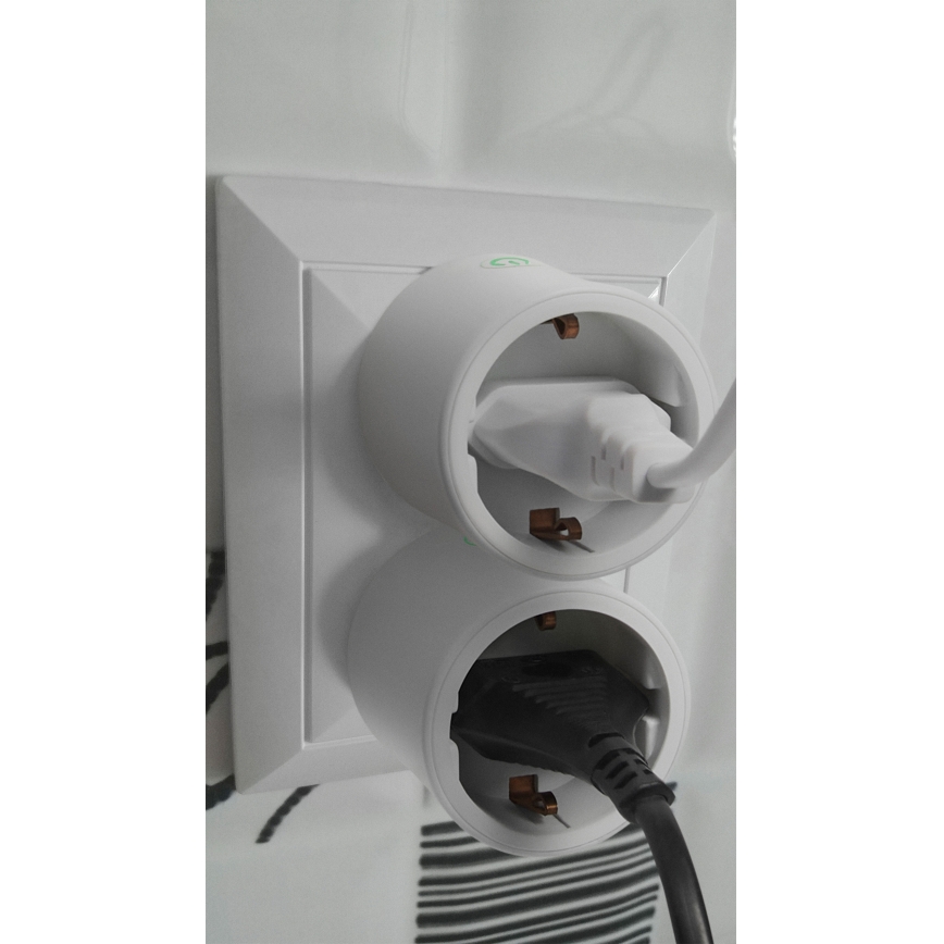 Osram - Inteligentná zásuvka SMART+ MATTER SCHUKO 2300W/230V/10A Wi-Fi biela