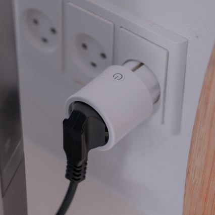 Osram - Inteligentná zásuvka SMART+ MATTER SCHUKO 2300W/230V/10A Wi-Fi biela