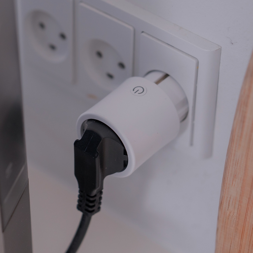 Osram - Inteligentná zásuvka SMART+ MATTER SCHUKO 2300W/230V/10A Wi-Fi biela