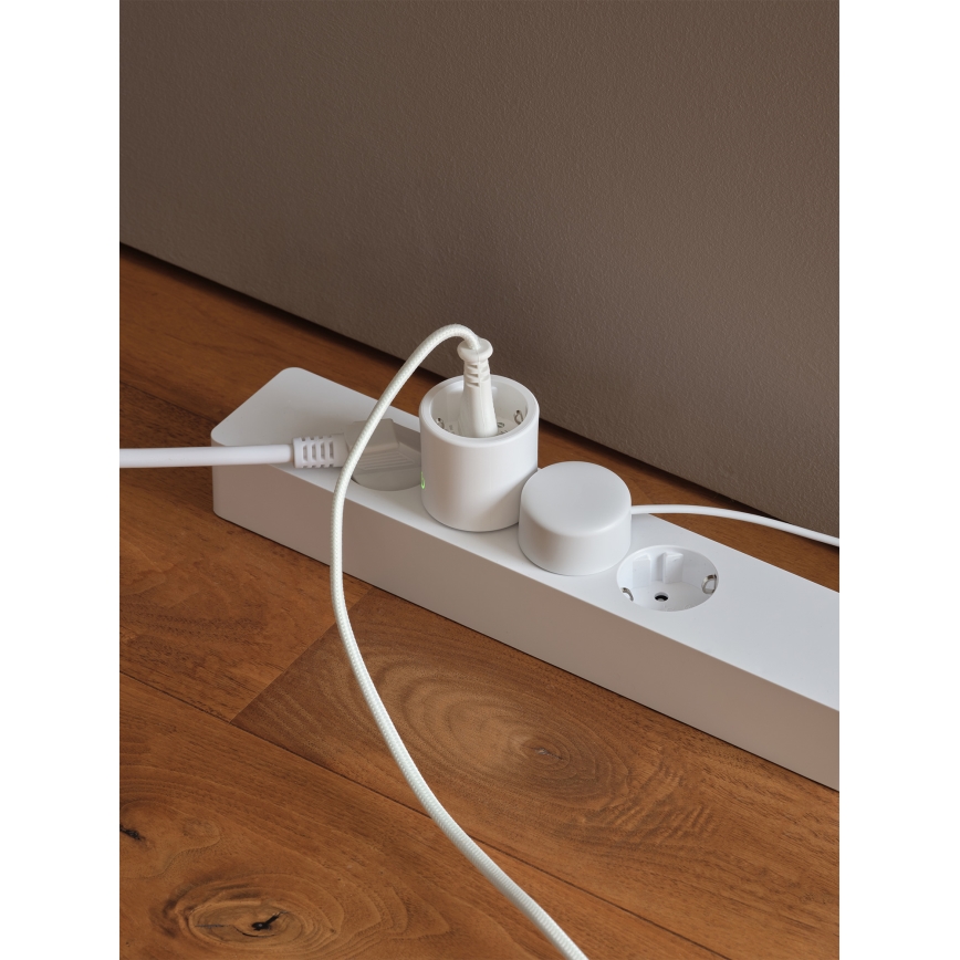 Osram - Inteligentná zásuvka SMART+ MATTER SCHUKO 2300W/230V/10A Wi-Fi biela
