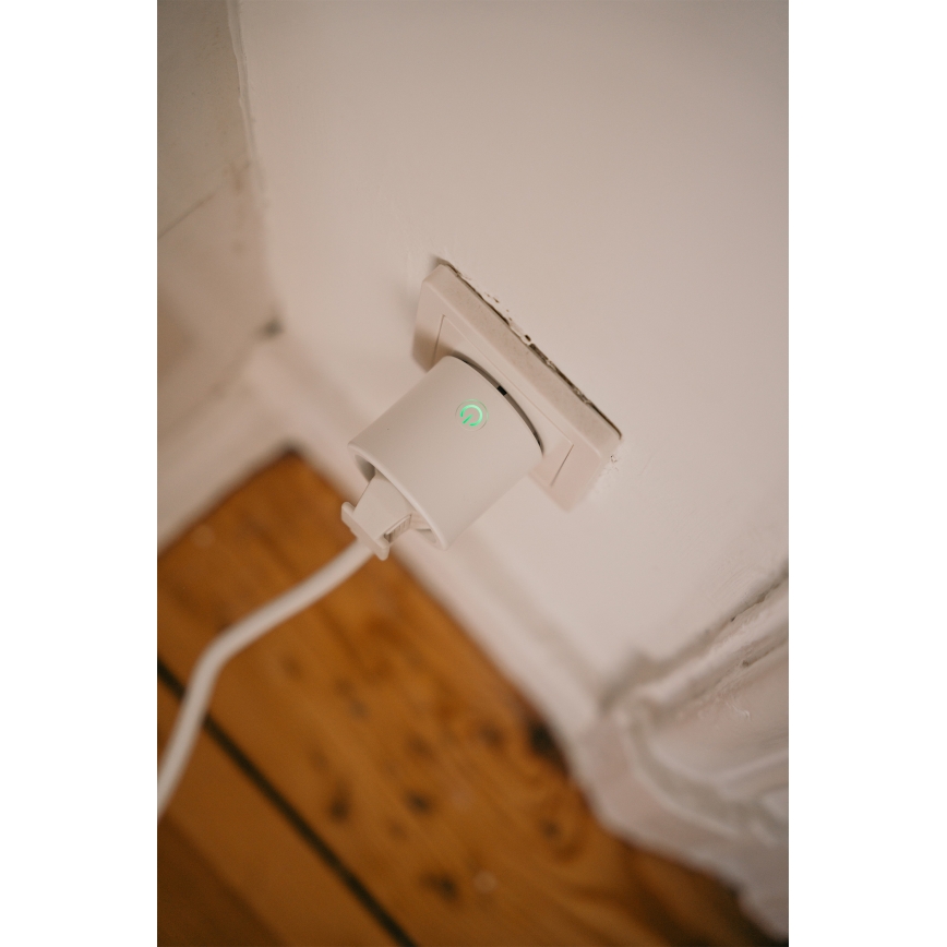 Osram - Inteligentná zásuvka SMART+ MATTER SCHUKO 2300W/230V/10A Wi-Fi biela