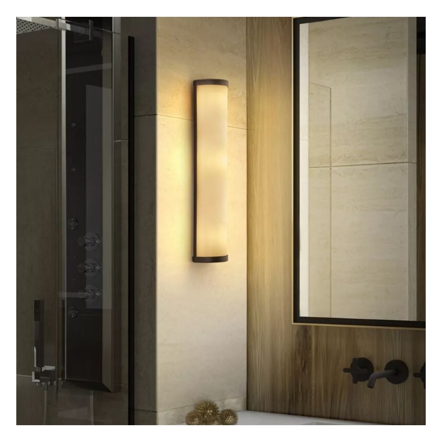 Osram - Kúpeľňové nástenné svietidlo BATHROOM CLASSIC 3xE14/12W/230V IP44 čierne