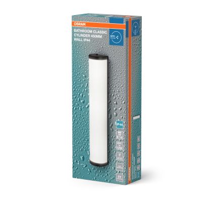 Osram - Kúpeľňové nástenné svietidlo BATHROOM CLASSIC 3xE14/12W/230V IP44 čierne