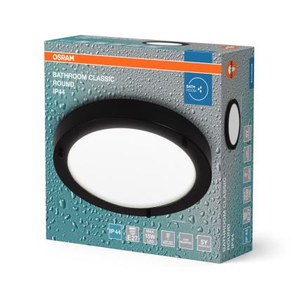Osram - Kúpeľňové stropné svietidlo BATHROOM CLASSIC 1xE27/15W/230V pr. 31 cm IP44