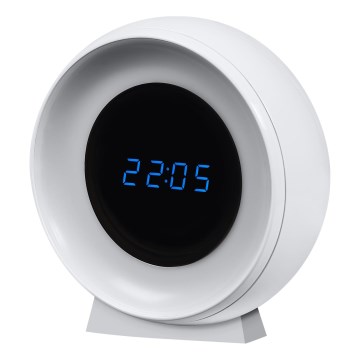 Osram - LED digitálne hodiny s podsvietením NIGHTLUX LED/0,3W/5V 1000mAh 3000/4000/6500K biela