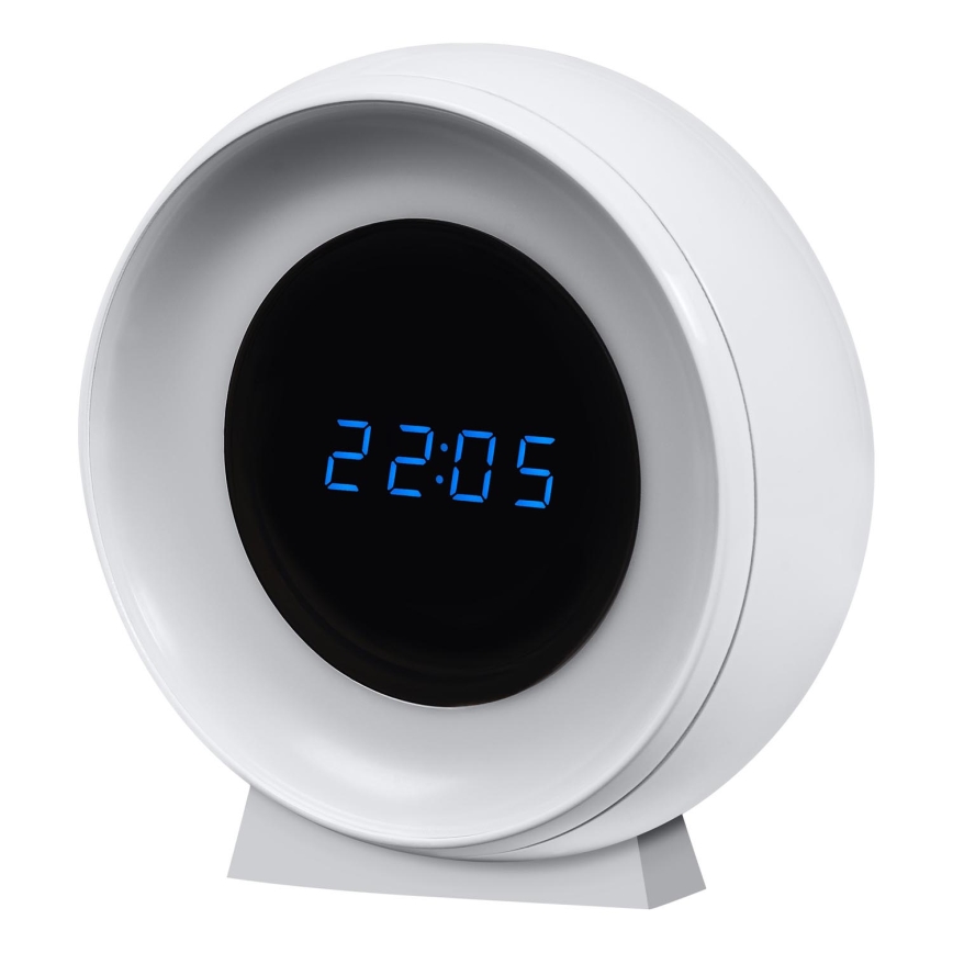 Osram - LED digitálne hodiny s podsvietením NIGHTLUX LED/0,3W/5V 1000mAh 3000/4000/6500K biela