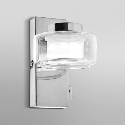 Osram - LED Kúpeľňové nástenné svietidlo ORBIS FLAME LED/5,5W/230V 3000/4000K IP44 lesklý chróm