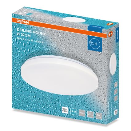 Osram - LED kúpeľňové stropné svietidlo CEILING ROUND LED/24W/230V 4000K pr. 37 cm IP44 biela