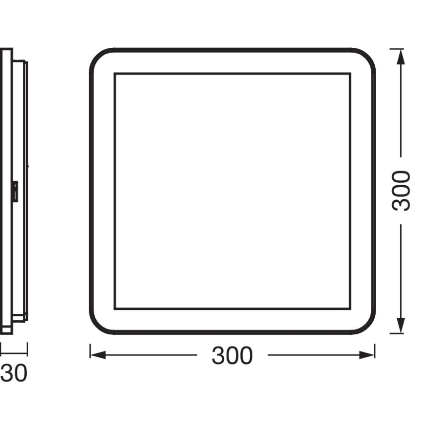 Osram - LED kúpeľňové stropné svietidlo ORBIS DISC LED/22W/230V 3000/4000K 30x30 cm IP44 biela