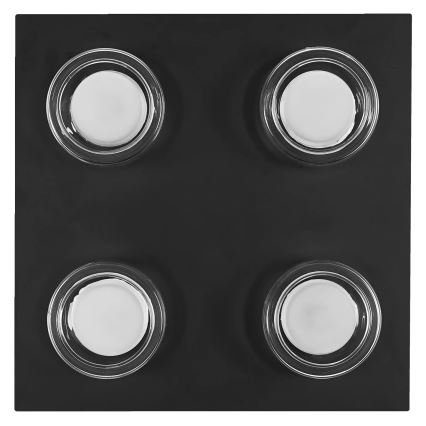 Osram - LED stropné svietidlo do kúpeľne ORBIS FLAME 4xLED/5,5W/230V 3000/4000K IP44 čierne