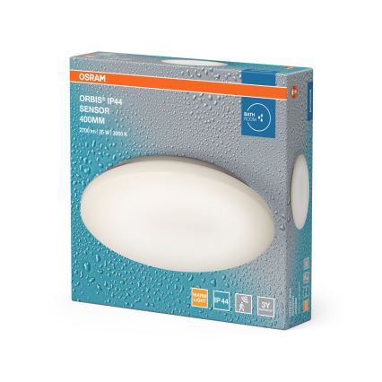 Osram - LED kúpeľňové stropné svietidlo s pohybovým a súmrakovým senzorom ORBIS LED/25W/230V IP44