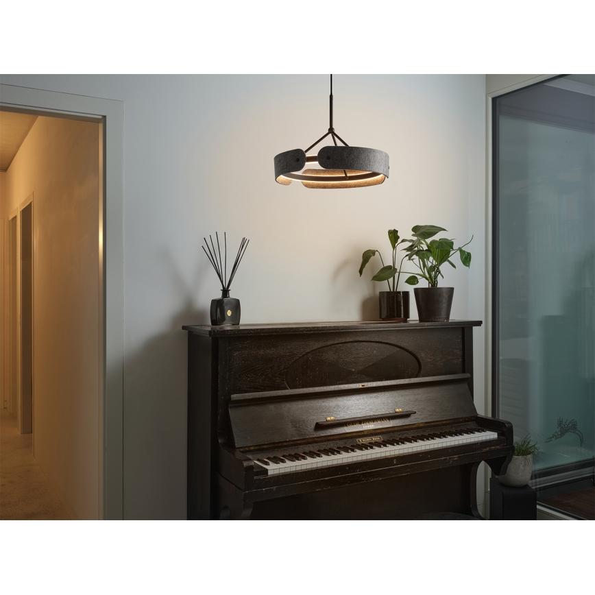 Osram - LED luster na lanku DECOR CURVE LED/33W/230V sivá