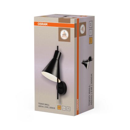 Osram - LED Nástenné svietidlo DECOR TOKIO LED/5W/230V čierna