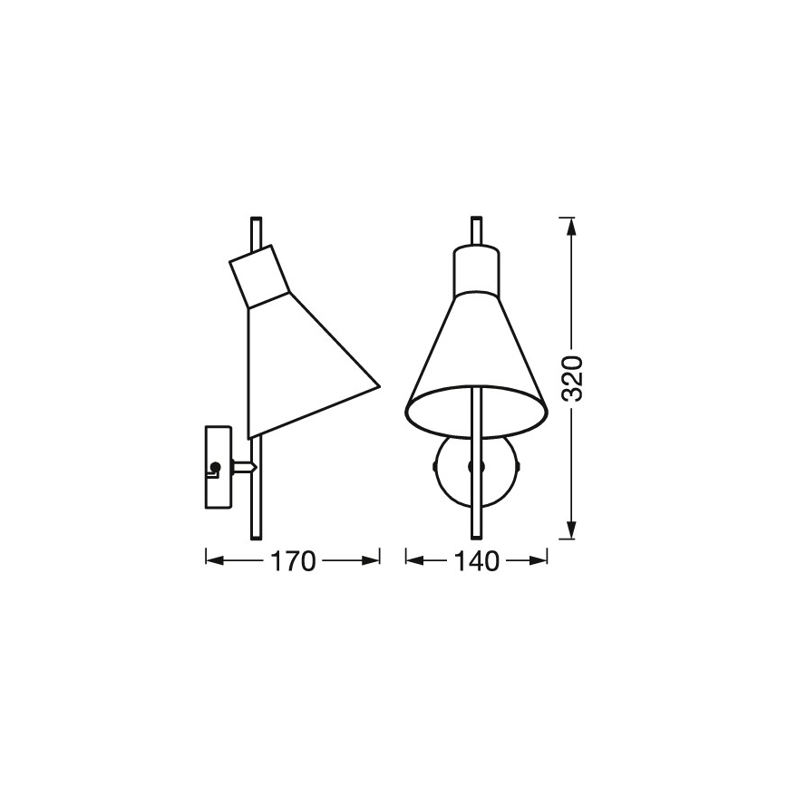 Osram - LED Nástenné svietidlo DECOR TOKIO LED/5W/230V čierna