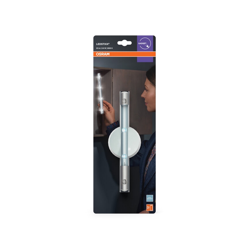 Osram - LED orientačné svietidlo LEDSTIXX LED/0,6W/3xAAA