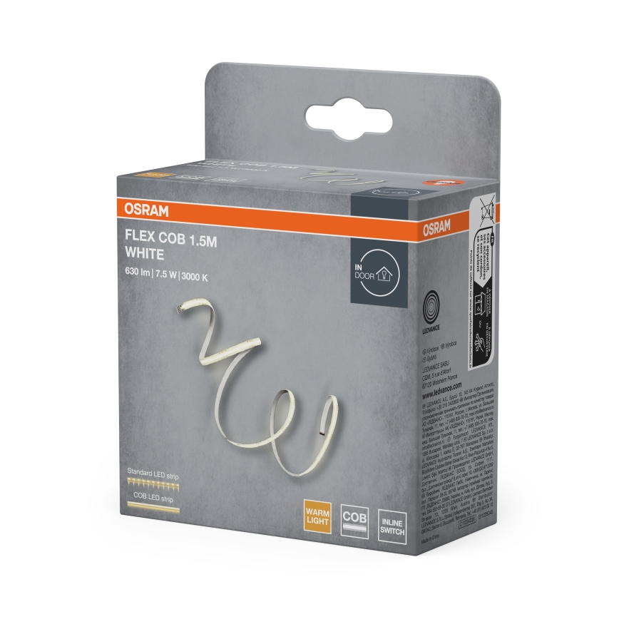 Osram - LED pás FLEX COB 1,5m LED/7,5W/230V