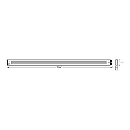 Osram - LED pás FLEX COB 5m LED/24W/230V