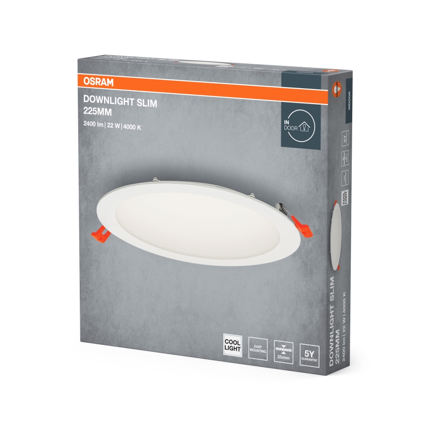 Osram - LED Podhľadové svietidlo SLIM LED/22W/230V 4000K