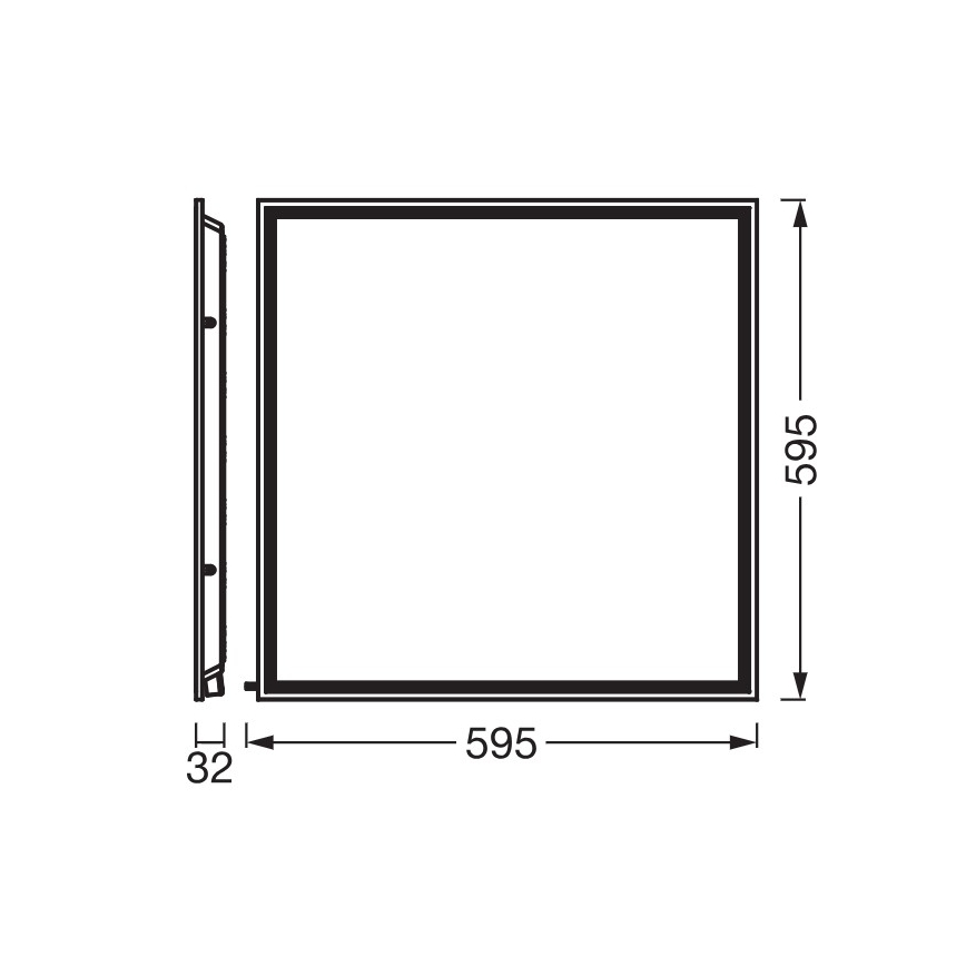 Osram - LED Podhľadový panel ESSENTIAL LED/50W/230V 3000/4000/6500K 60x60 cm