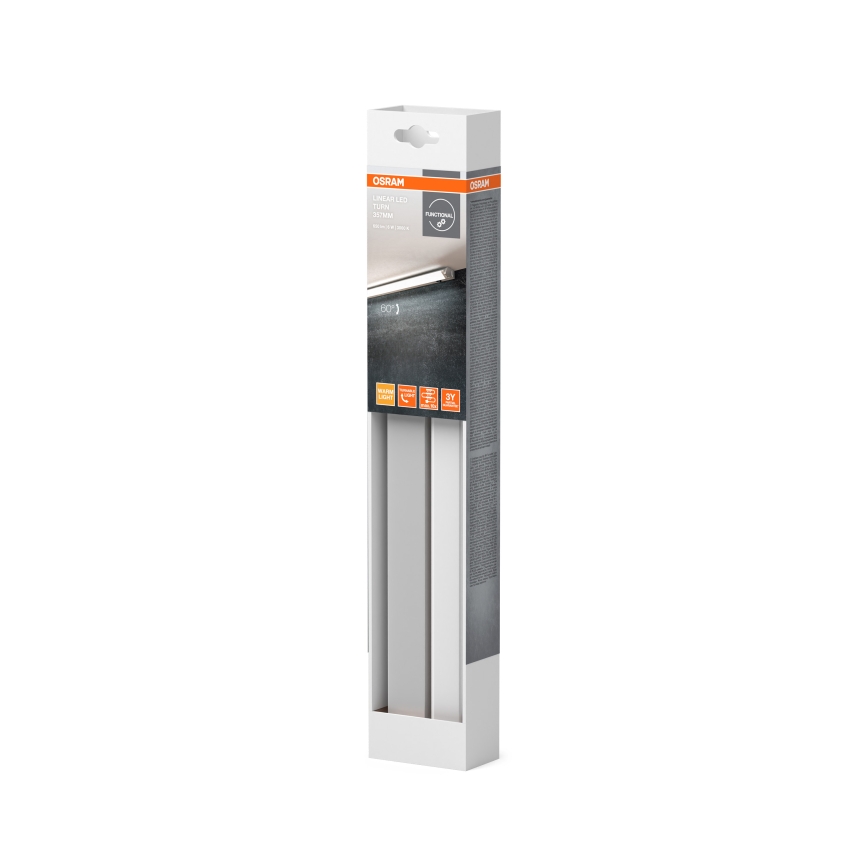 Osram - LED podlinkové svietidlo LINEAR LED/6W/230V 3000K 35,7 cm strieborné