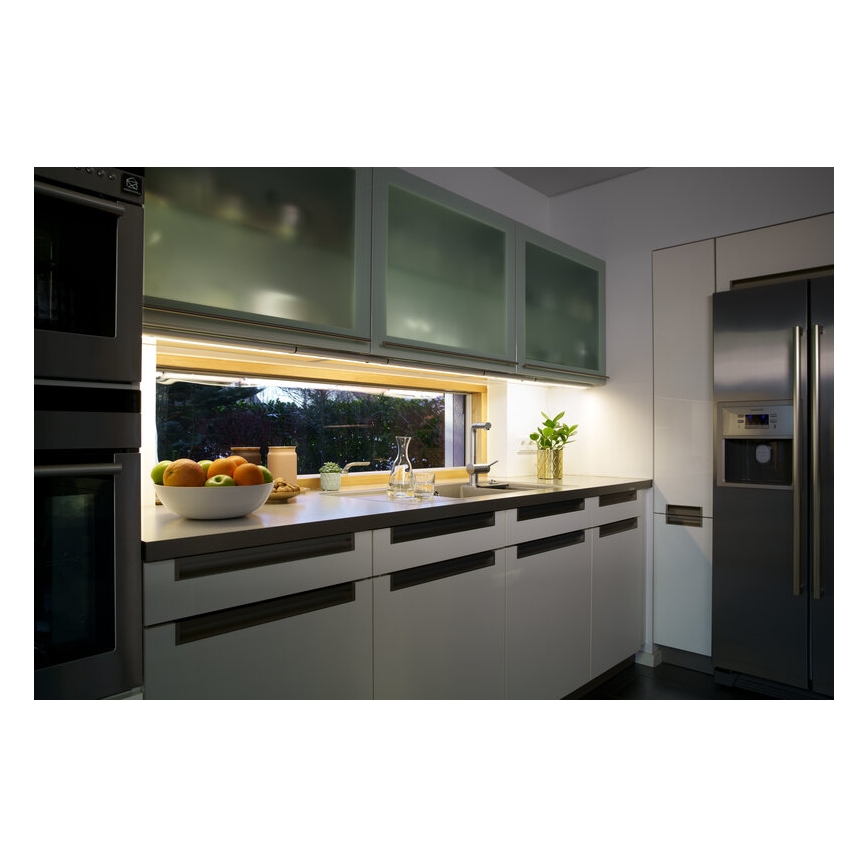 Osram - LED podlinkové svietidlo so senzorom FLAT LED/12W/230V 3000K